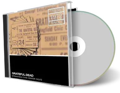 Artwork Cover of Grateful Dead 1972-10-02 CD Springfield Soundboard
