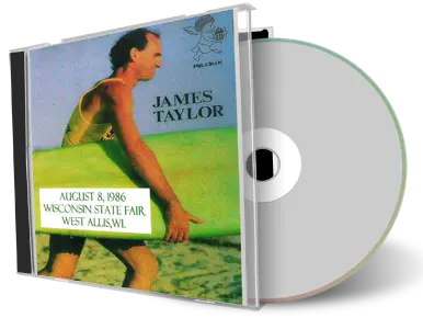 Artwork Cover of James Taylor 1986-08-08 CD West Allis Audience