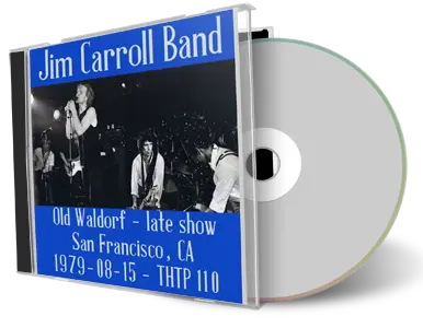 Artwork Cover of Jim Carroll Band 1979-08-15 CD San Francisco Soundboard