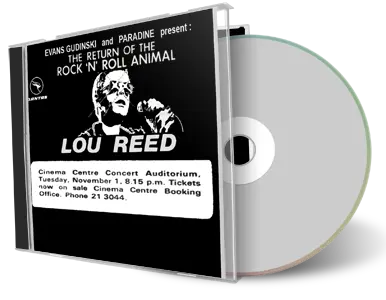 Artwork Cover of Lou Reed 1977-11-01 CD Albury Soundboard