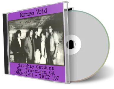 Artwork Cover of Romeo Void 1980-03-01 CD San Francisco Soundboard