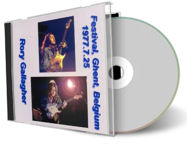 Artwork Cover of Rory Gallagher 1977-07-25 CD Ghent Audience