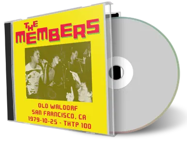 Artwork Cover of The Members 1979-10-25 CD San Francisco Soundboard