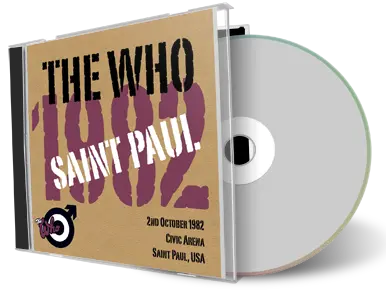 Artwork Cover of The Who 1982-10-02 CD St Paul Audience
