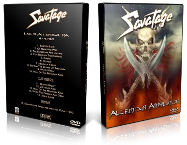Artwork Cover of Savatage 1990-04-04 DVD Allentown Audience