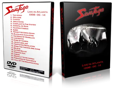 Artwork Cover of Savatage 1998-06-14 DVD Marietta Audience