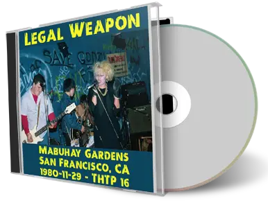 Artwork Cover of Legal Weapon 1980-11-29 CD San Francisco Audience