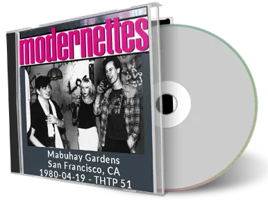 Artwork Cover of Modernettes 1980-04-19 CD San Francisco Audience
