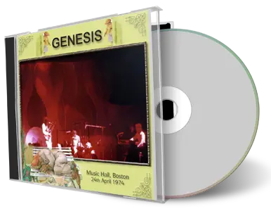 Artwork Cover of Genesis 1974-04-24 CD Boston Audience