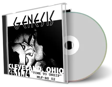 Artwork Cover of Genesis 1974-11-26 CD Cleveland Audience