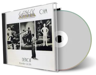 Artwork Cover of Genesis 1974-11-28 CD Detroit Audience