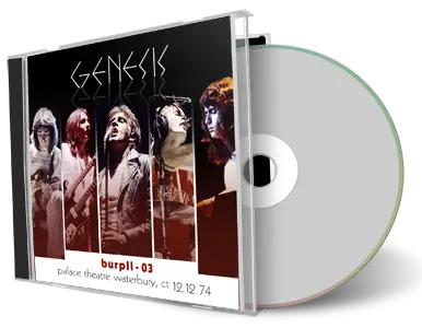 Artwork Cover of Genesis 1974-12-12 CD Waterbury Soundboard