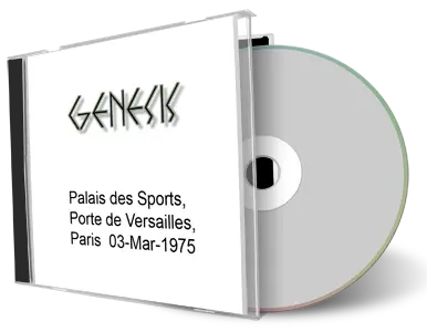 Artwork Cover of Genesis 1975-03-03 CD Paris Audience