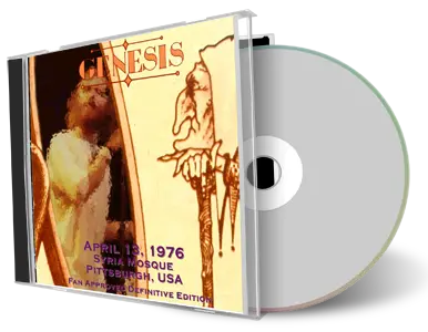 Artwork Cover of Genesis 1976-04-13 CD Pittsburgh Soundboard