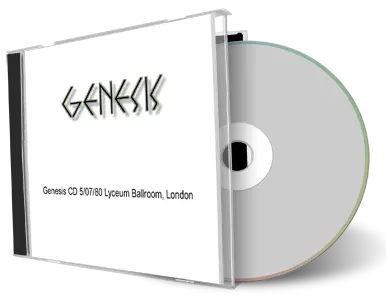 Artwork Cover of Genesis 1980-05-07 CD London Soundboard