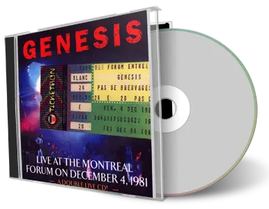 Artwork Cover of Genesis 1981-12-04 CD Montreal Audience