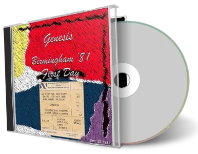 Artwork Cover of Genesis 1981-12-20 CD Birmingham Audience