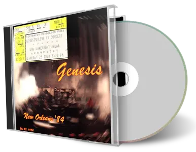 Artwork Cover of Genesis 1984-01-25 CD New Orleans Audience
