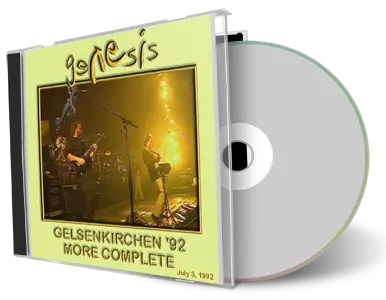 Artwork Cover of Genesis 1992-07-03 CD Gelsenkirchen Audience