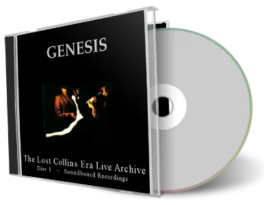 Artwork Cover of Genesis Compilation CD The Lost Collins Era Live Archive Audience
