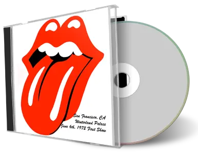 Artwork Cover of Rolling Stones 1972-06-06 CD San Francisco Audience