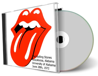 Artwork Cover of Rolling Stones 1972-06-28 CD Tuscaloosa Audience