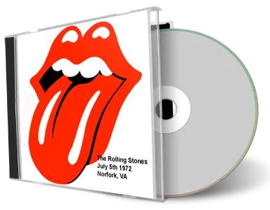 Artwork Cover of Rolling Stones 1972-07-05 CD Norfork Audience