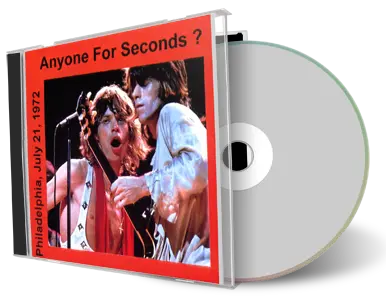 Artwork Cover of Rolling Stones 1972-07-21 CD Philadelphia Audience