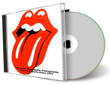 Artwork Cover of Rolling Stones 1975-06-30 CD Philadelphia Audience