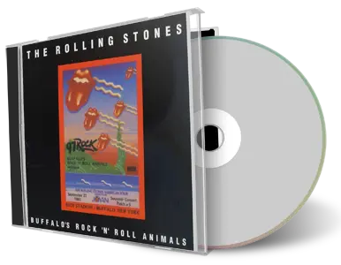 Artwork Cover of Rolling Stones 1981-09-27 CD Buffalo Soundboard