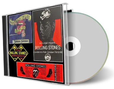 Artwork Cover of Rolling Stones 1981-10-18 CD San Francisco Audience