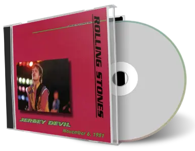 Artwork Cover of Rolling Stones 1981-11-06 CD East Rutherford Soundboard