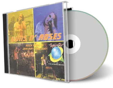 Artwork Cover of Guns N Roses 2001-01-14 CD Rio De Janeiro Soundboard