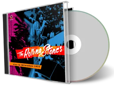 Artwork Cover of Rolling Stones 1975-06-08 CD Milwaukee Audience