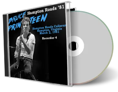 Artwork Cover of Bruce Springsteen 1981-03-02 CD Hampton Audience
