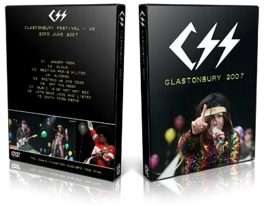 Artwork Cover of CSS 2007-06-23 DVD Glastonbury Festival Proshot