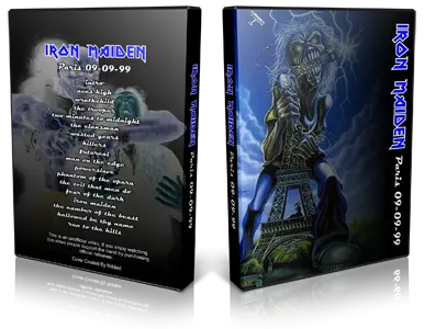 Artwork Cover of Iron Maiden 1999-09-09 DVD Paris Audience