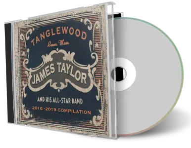 Artwork Cover of James Taylor Compilation CD Tanglewood 2016-2019 Audience