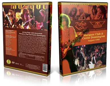 Artwork Cover of Jimmy Page and Aerosmith 1990-08-20 DVD London Audience