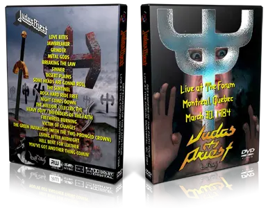 Artwork Cover of Judas Priest 1984-03-30 DVD Quebec City Audience
