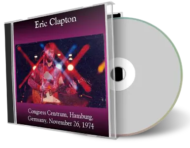 Artwork Cover of Eric Clapton 1974-11-26 CD Hamburg Audience