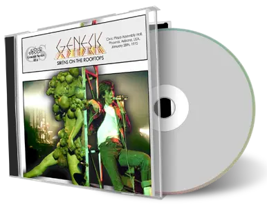Artwork Cover of Genesis 1975-01-28 CD Phoenix Soundboard