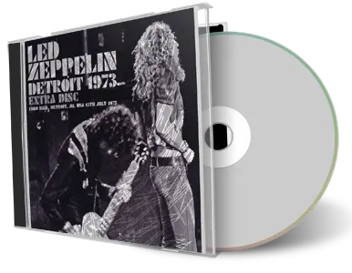 Artwork Cover of Led Zeppelin Compilation CD Detroit 1973 Audience