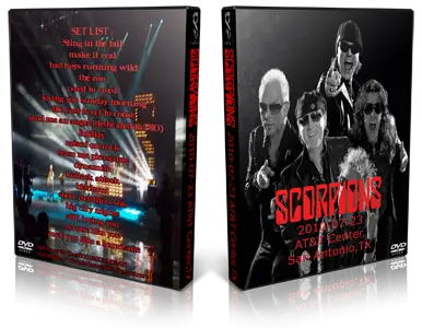Artwork Cover of Scorpions 2010-07-23 DVD San Antonio Audience