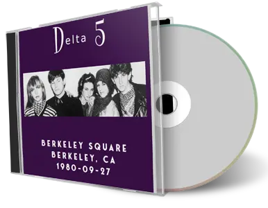 Artwork Cover of Delta 5 1980-09-27 CD Berkeley Audience