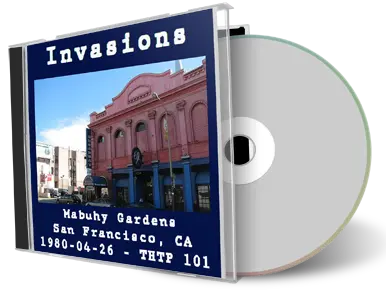 Artwork Cover of Invasions 1980-04-26 CD San Francisco Audience