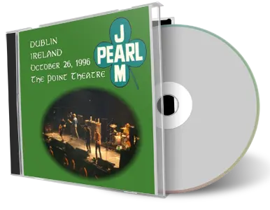 Artwork Cover of Pearl Jam 1996-10-26 CD Dublin Audience