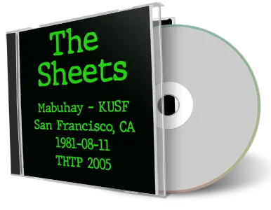 Artwork Cover of The Sheets 1981-08-11 CD San Francisco Soundboard
