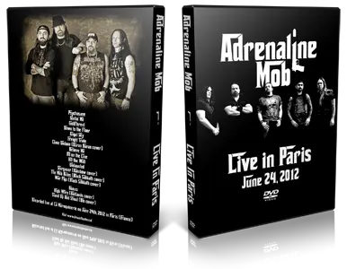 Artwork Cover of Adrenaline Mob 2012-06-24 DVD Paris Audience