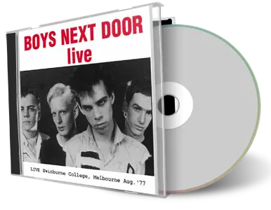 Artwork Cover of Boys Next Door 1977-08-19 CD Melbourne Soundboard